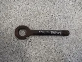 Towing hook eye