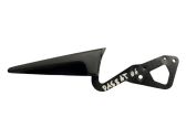 Seat back rest control lever/handle