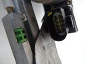 Rear door window regulator with motor