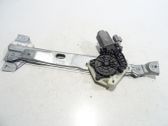 Rear door window regulator with motor