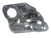 Rear door window regulator with motor