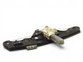 Rear door window regulator with motor