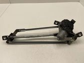 Front wiper linkage and motor
