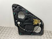 Rear window lifting mechanism without motor