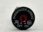 Passenger airbag on/off switch