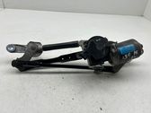 Front wiper linkage and motor