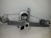 Rear window lifting mechanism without motor