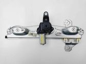 Rear window lifting mechanism without motor