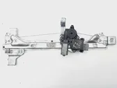 Rear window lifting mechanism without motor