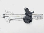 Rear door window regulator with motor