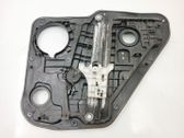 Rear window lifting mechanism without motor
