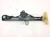 Rear window lifting mechanism without motor