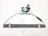Rear door window regulator with motor