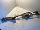 Front wiper linkage and motor