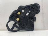 Rear window lifting mechanism without motor