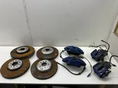 Brake discs and calipers set