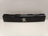 Trunk door license plate light bar