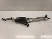 Front wiper linkage and motor