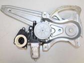 Rear door window regulator with motor