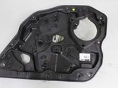 Rear door window regulator with motor