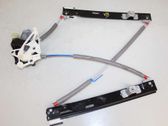 Rear door window regulator with motor