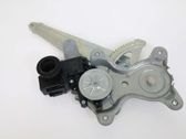 Rear door window regulator with motor