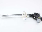 Rear door window regulator with motor