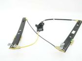Front window lifting mechanism without motor