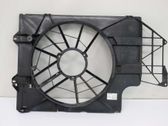 Radiator cooling fan shroud