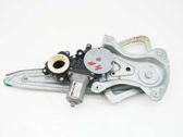 Rear door window regulator with motor