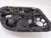 Rear door window regulator with motor