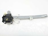 Rear door window regulator with motor