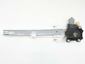 Rear door window regulator with motor