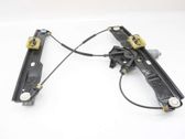 Front door window regulator with motor
