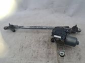 Front wiper linkage and motor