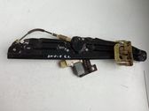 Rear door window regulator with motor