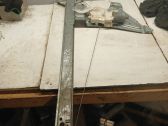 Sliding door window regulator with motor