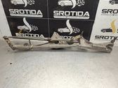 Front wiper linkage and motor