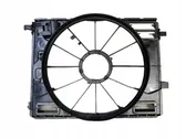 Radiator cooling fan shroud