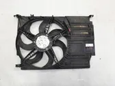 Radiator cooling fan shroud