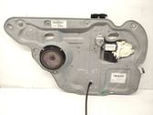 Rear window lifting mechanism without motor