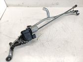 Front wiper linkage and motor
