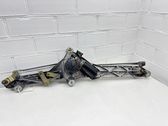 Front wiper linkage and motor