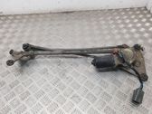 Front wiper linkage and motor