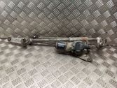 Front wiper linkage and motor