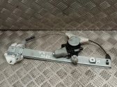 Rear door window regulator with motor