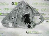 Rear window lifting mechanism without motor