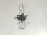 Rear door window regulator with motor