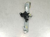 Rear door window regulator with motor