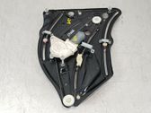 Rear window lifting mechanism without motor